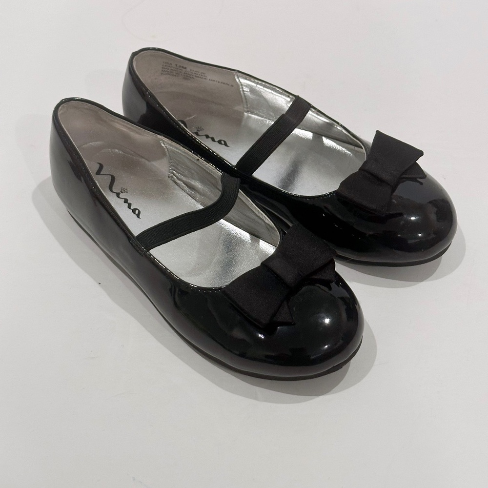 Kids Nina Bow Mary Janes Size 12